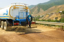 AzerGold CJSC implements environmental initiative aimed at dust control on haul routes (PHOTO)