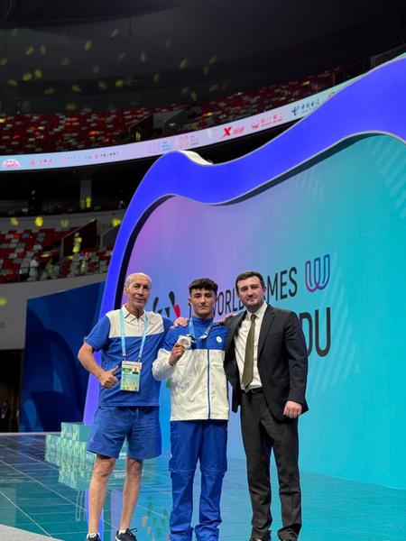 Azerbaijani gymnasts win several silver medals at World Games (PHOTO)