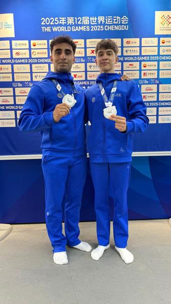 Azerbaijani gymnasts win several silver medals at World Games (PHOTO)
