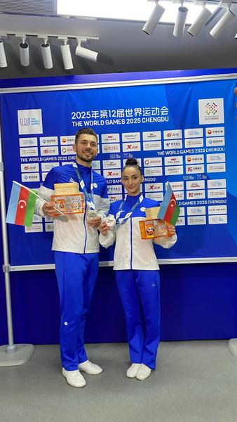 Azerbaijani gymnasts win several silver medals at World Games (PHOTO)