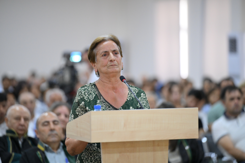 Forcibly displaced persons, including those injured, and whose relatives killed due to attacks by Armenian armed forces testify in court (PHOTO)