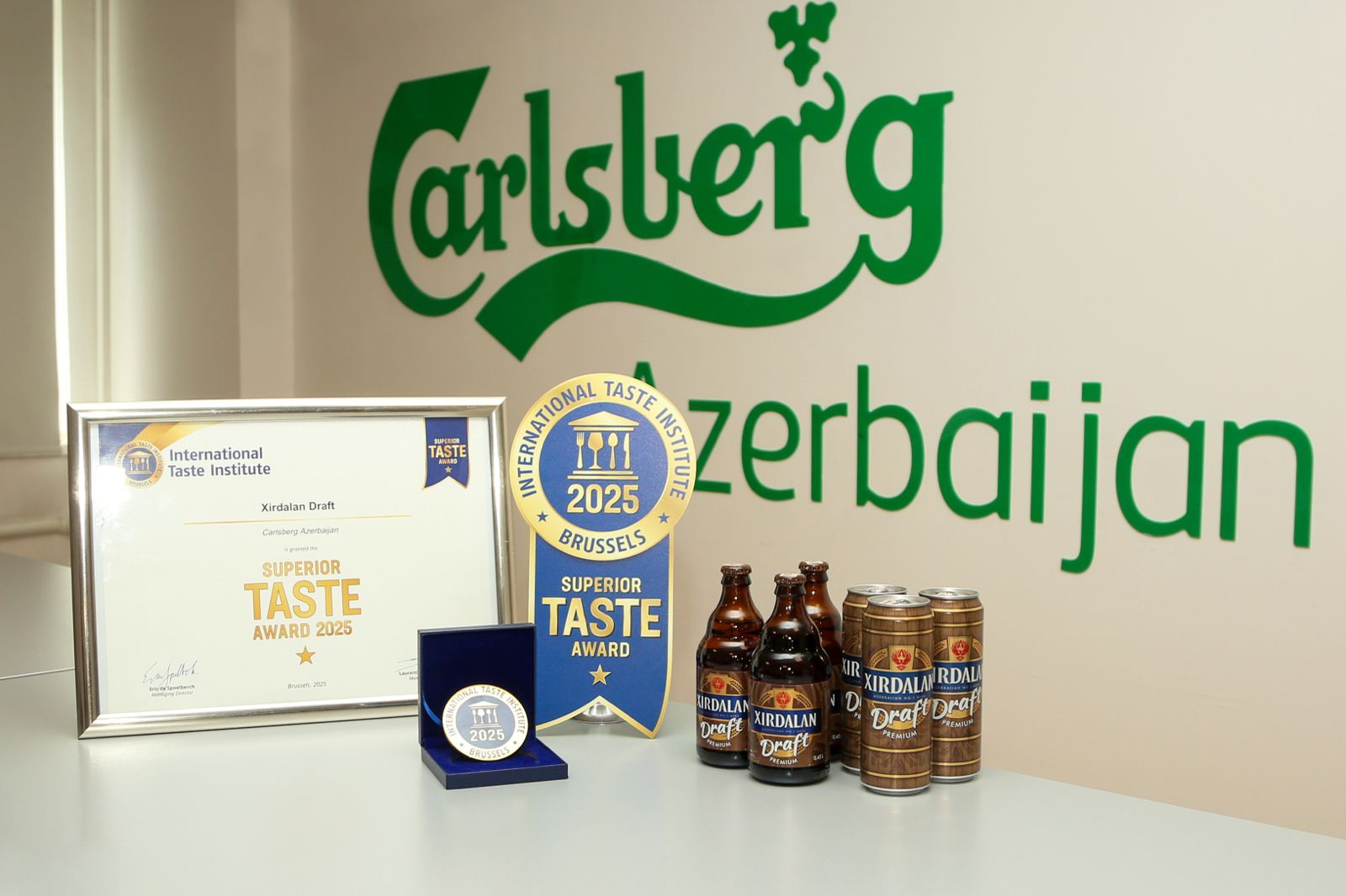 Azerbaijani Beer “Xırdalan Draft Premium” Wins Prestigious International Taste Award (PHOTO)