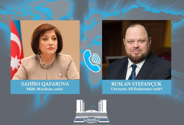 Azerbaijani, Ukrainian Parliament Speakers hold phone conversation