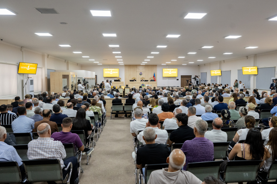 Forcibly displaced persons, including those injured, and whose relatives killed due to Armenian armed forces’ attacks on Khankendi, Lachin, Kalbajar, Aghdara, Jabrayil, and Fuzuli testify in court (PHOTO)