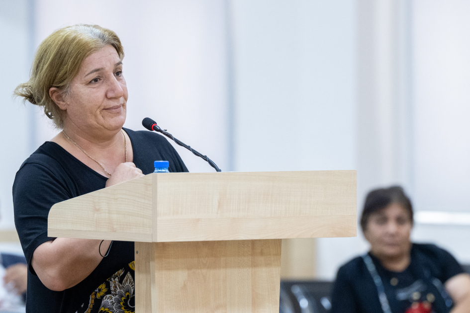 Forcibly displaced persons, including those injured, and whose relatives killed due to Armenian armed forces’ attacks on Khankendi, Lachin, Kalbajar, Aghdara, Jabrayil, and Fuzuli testify in court (PHOTO)