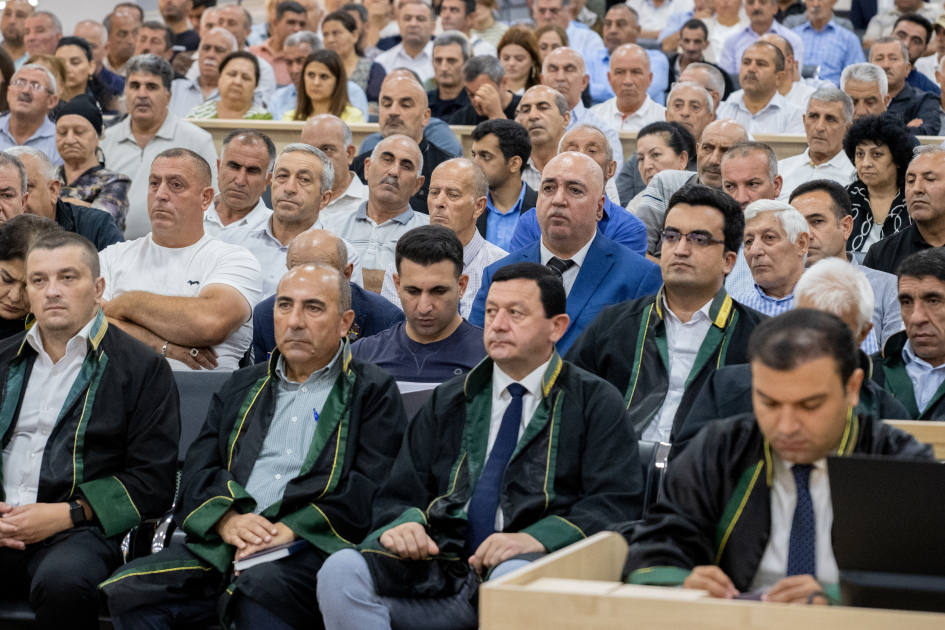 Forcibly displaced persons, including those injured, and whose relatives killed due to Armenian armed forces’ attacks on Khankendi, Lachin, Kalbajar, Aghdara, Jabrayil, and Fuzuli testify in court (PHOTO)