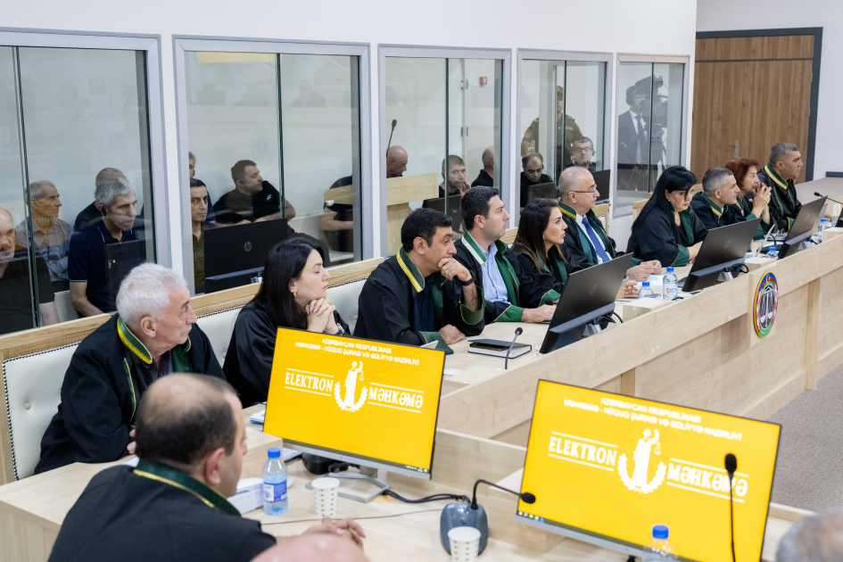 Forcibly displaced persons, including those injured, and whose relatives killed due to Armenian armed forces’ attacks on Khankendi, Lachin, Kalbajar, Aghdara, Jabrayil, and Fuzuli testify in court (PHOTO)