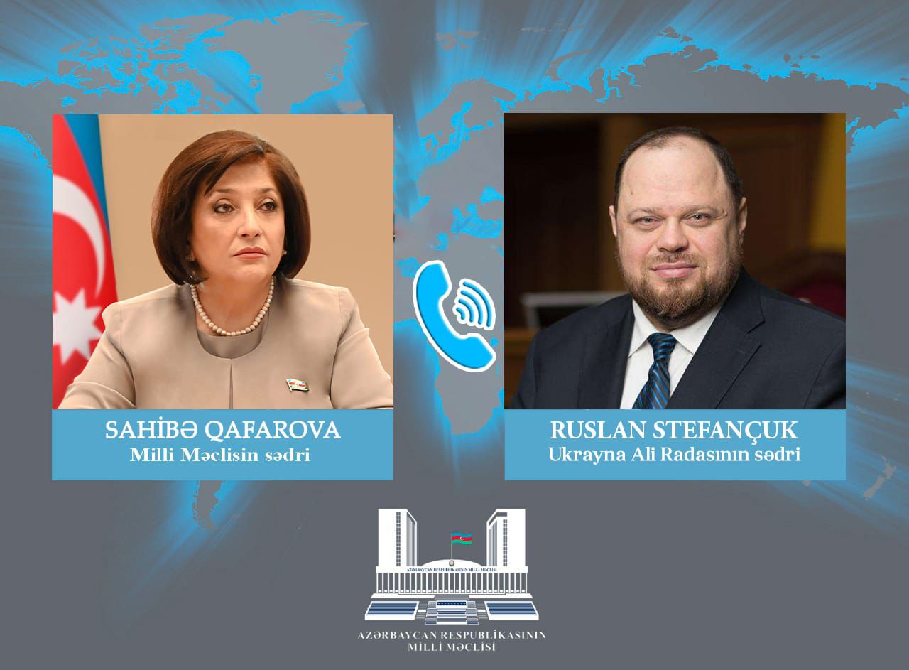 Azerbaijani, Ukrainian Parliament Speakers hold phone conversation