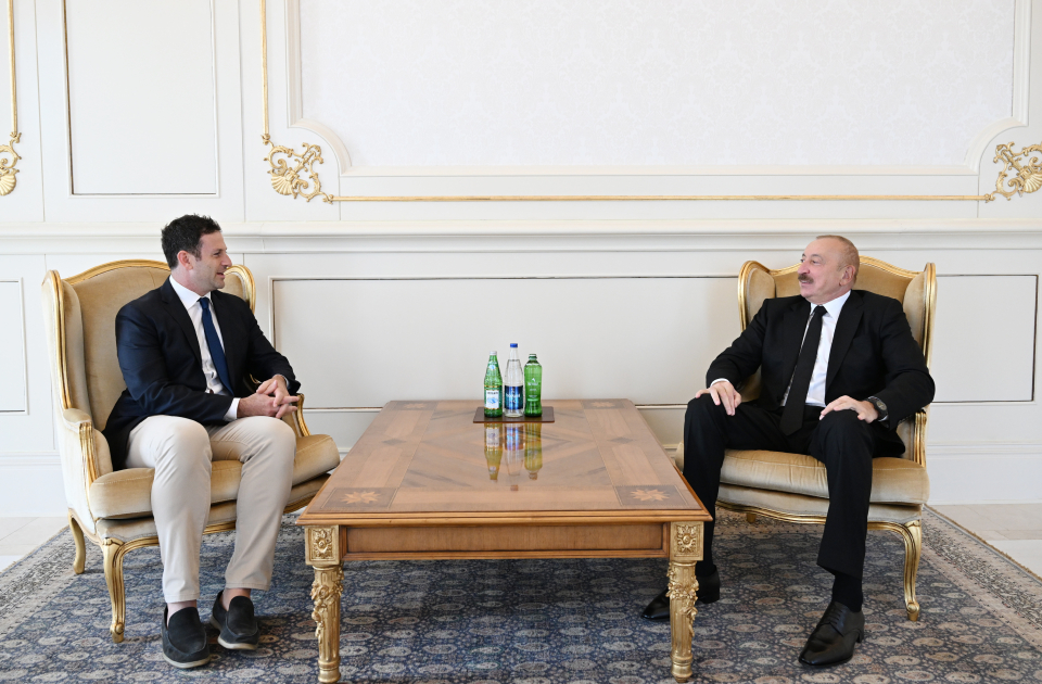 President Ilham Aliyev receives president of global affairs at Goldman Sachs Group Inc. (PHOTO/VIDEO)