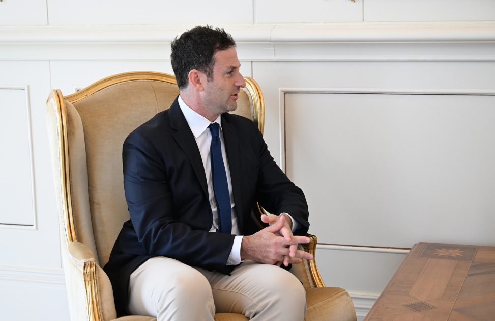 President Ilham Aliyev receives president of global affairs at Goldman Sachs Group Inc. (PHOTO/VIDEO)