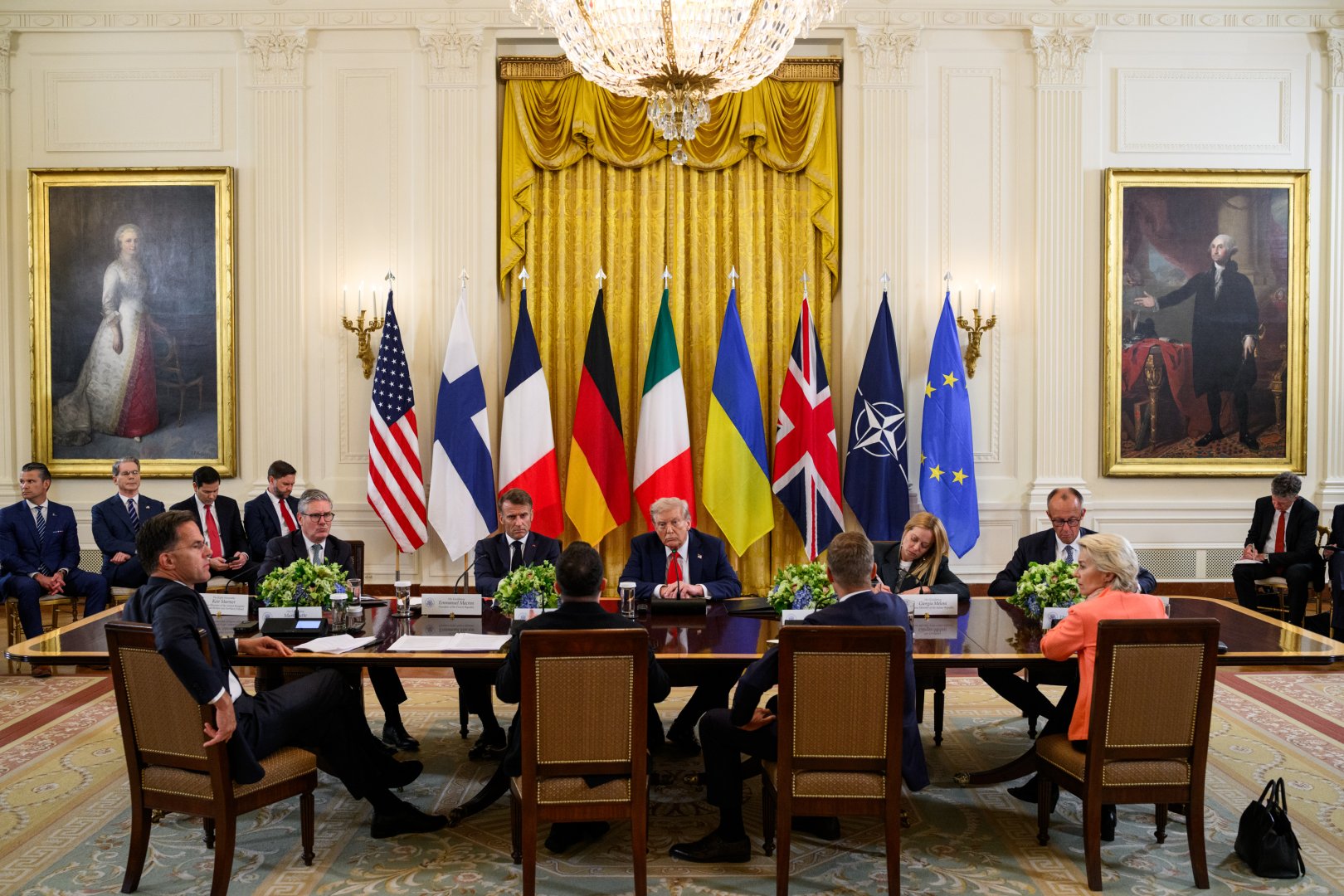 Trump, Zelensky and European leaders meet at White House