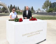 President Ilham Aliyev, First Lady Mehriban Aliyeva review work carried out at Ganja Memorial Complex (PHOTO)