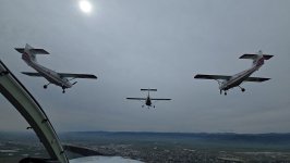 Azerbaijan conducts training flights with young military pilots