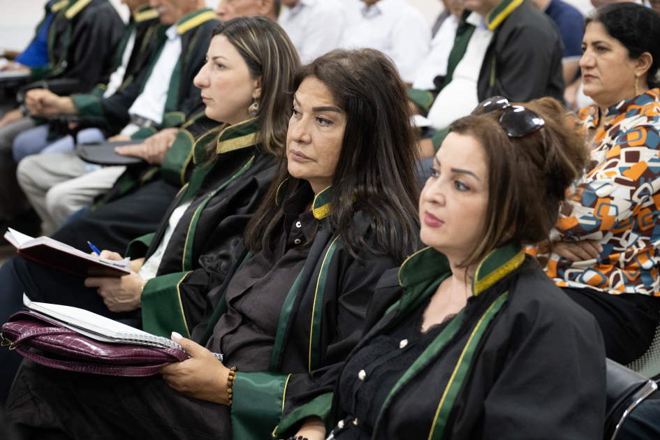 Forcibly displaced persons, including those injured, and whose relatives killed due to Armenian armed forces’ attacks on Khojaly, Lachin, Kalbajar, and Gubadli testify in court (PHOTO)