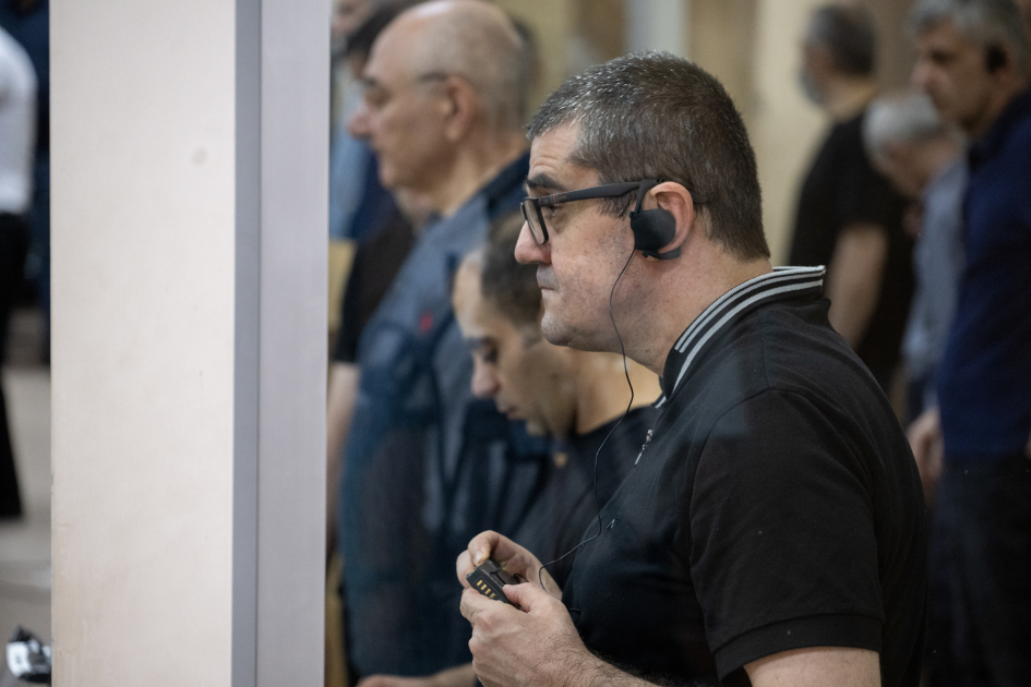 Forcibly displaced persons, including those injured, and whose relatives killed due to Armenian armed forces’ attacks on Khojaly, Lachin, Kalbajar, and Gubadli testify in court (PHOTO)