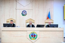 Forcibly displaced persons, including those injured, and whose relatives killed due to Armenian armed forces’ attacks on Khojaly, Lachin, Kalbajar, and Gubadli testify in court (PHOTO)