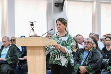 Forcibly displaced persons, including those injured, and whose relatives killed due to Armenian armed forces’ attacks on Khojaly, Lachin, Kalbajar, and Gubadli testify in court (PHOTO)