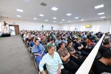 Forcibly displaced persons, including those injured, and whose relatives killed due to Armenian armed forces’ attacks on Khojaly, Lachin, Kalbajar, and Gubadli testify in court (PHOTO)