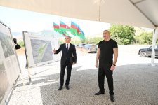 President Ilham Aliyev lays foundation stone for 3rd residential complex in Kalbajar (PHOTO/VIDEO)