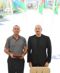 President Ilham Aliyev, First Lady Mehriban Aliyeva meet residents of Kalbajar (PHOTO/VIDEO)