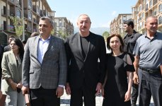 President Ilham Aliyev, First Lady Mehriban Aliyeva meet residents of Kalbajar (PHOTO/VIDEO)