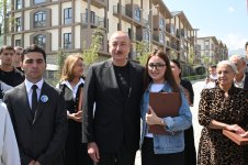President Ilham Aliyev, First Lady Mehriban Aliyeva meet residents of Kalbajar (PHOTO/VIDEO)