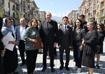President Ilham Aliyev, First Lady Mehriban Aliyeva meet residents of Kalbajar (PHOTO/VIDEO)
