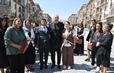 President Ilham Aliyev, First Lady Mehriban Aliyeva meet residents of Kalbajar (PHOTO/VIDEO)