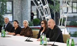 President Ilham Aliyev, First Lady Mehriban Aliyeva meet residents of Kalbajar (PHOTO/VIDEO)