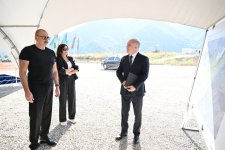 President Ilham Aliyev, First Lady Mehriban Aliyeva attend groundbreaking ceremony for 4th residential complex in Kalbajar (PHOTO/VIDEO)