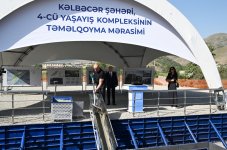 President Ilham Aliyev, First Lady Mehriban Aliyeva attend groundbreaking ceremony for 4th residential complex in Kalbajar (PHOTO/VIDEO)
