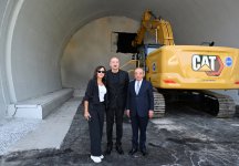 President Ilham Aliyev, First Lady Mehriban Aliyeva view ongoing works on Toganali-Kalbajar-Istisu highway (PHOTO/VIDEO)