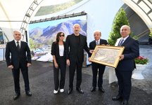 President Ilham Aliyev, First Lady Mehriban Aliyeva view ongoing works on Toganali-Kalbajar-Istisu highway (PHOTO/VIDEO)