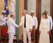 Azerbaijani Ambassador presents his credentials to Dominican President (PHOTO)
