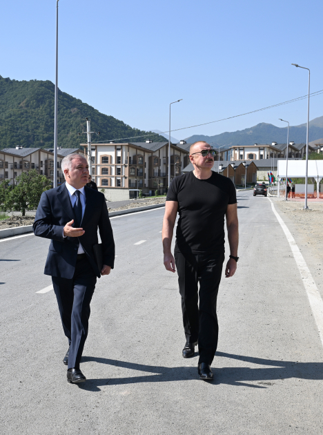 President Ilham Aliyev attends opening of "Balland - Kalbajar honey, bee, and beekeeping products store" (PHOTO/VIDEO)