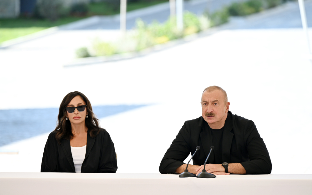 Footage of President Ilham Aliyev’s visit with First Lady Mehriban Aliyev to Kalbajar posted on his Instagram page (VIDEO)