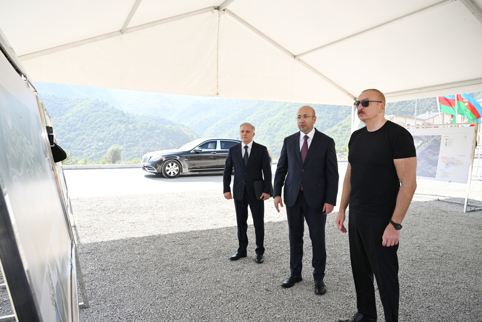 President Ilham Aliyev lays foundation for Kalbajar City Park (PHOTO/VIDEO)