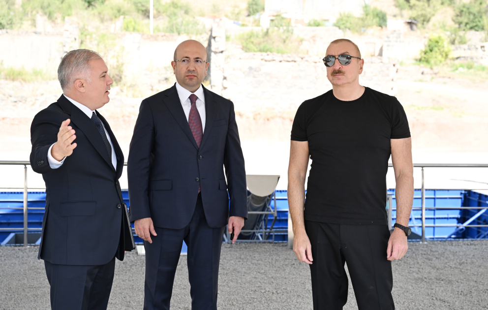 President Ilham Aliyev lays foundation for Kalbajar City Park (PHOTO/VIDEO)