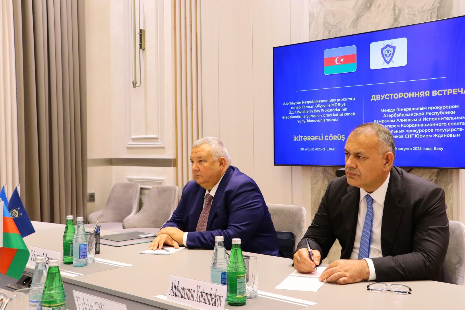 Azerbaijan's Baku kicking off talks on cooperation between CIS prosecutor offices (PHOTO)
