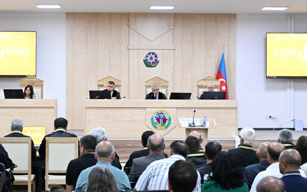 Forcibly displaced persons, including those injured, and subjected to torture in captivity due to Armenian armed forces’ attacks on Aghdam, Lachin, Gubadli, and Fuzuli testify in court (PHOTO)