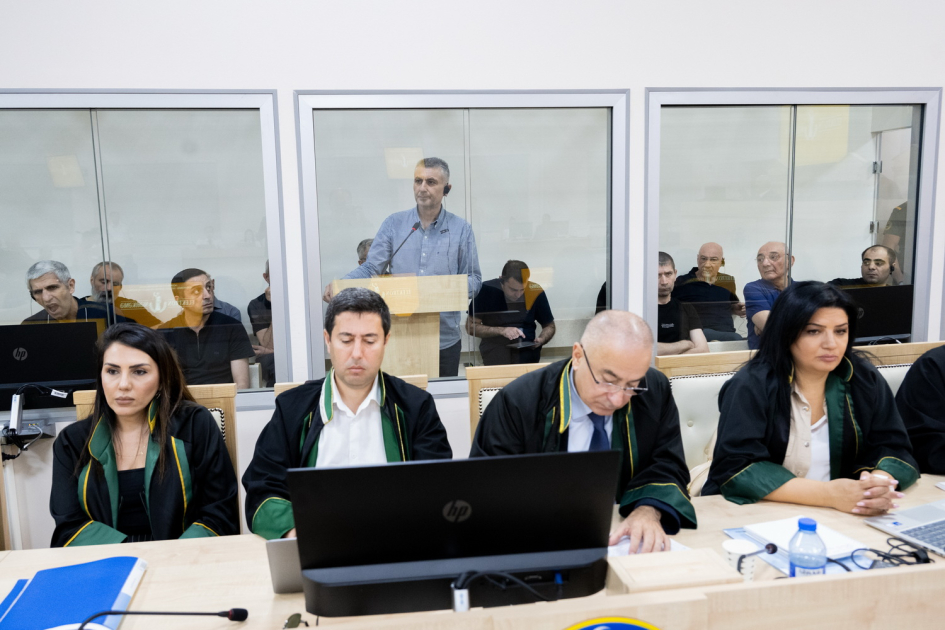 Forcibly displaced persons, including those injured, and subjected to torture in captivity due to Armenian armed forces’ attacks on Aghdam, Lachin, Gubadli, and Fuzuli testify in court (PHOTO)