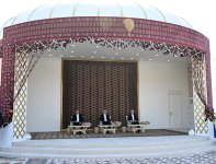 President Ilham Aliyev presented with Akhal-Teke horse (PHOTO/VIDEO)