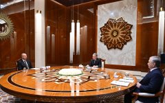 Turkmenbashi hosts high-level meeting between President Ilham Aliyev, Gurbanguly Berdimuhamedov, and Shavkat Mirziyoyev (PHOTO)