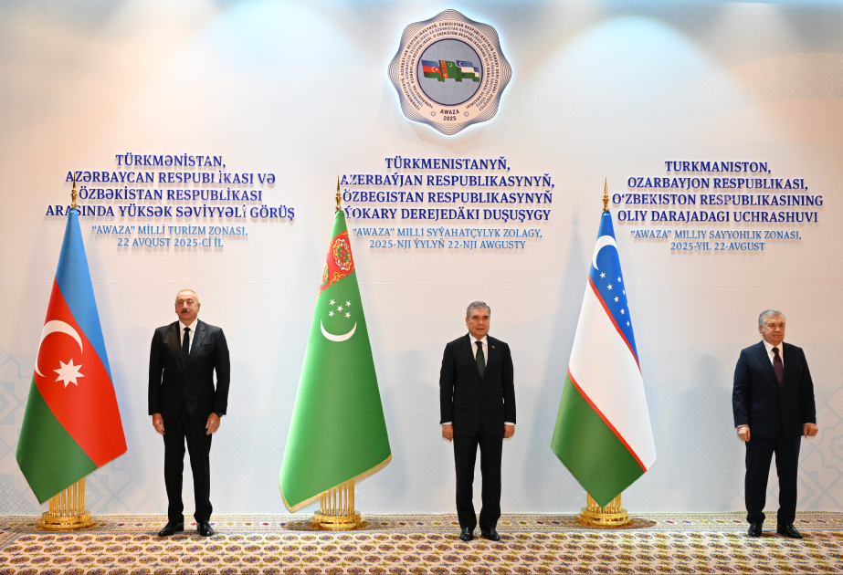 Turkmenbashi hosts high-level meeting between President Ilham Aliyev, Gurbanguly Berdimuhamedov, and Shavkat Mirziyoyev (PHOTO)