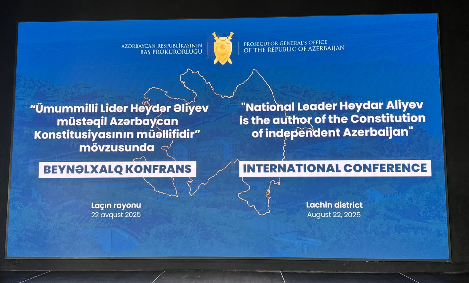 Azerbaijan’s Prosecutor General’s Office holds international conference in Lachin