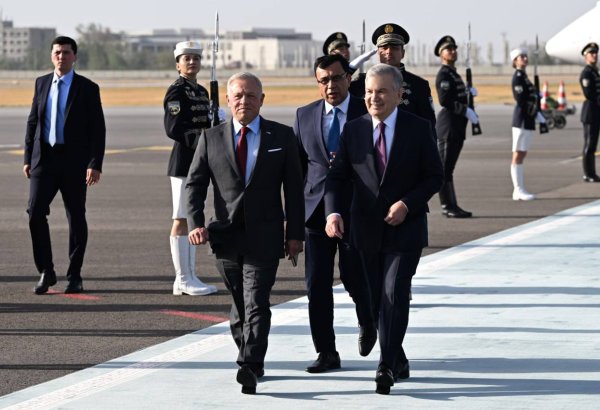 King of Jordan arrives in Uzbekistan on state visit