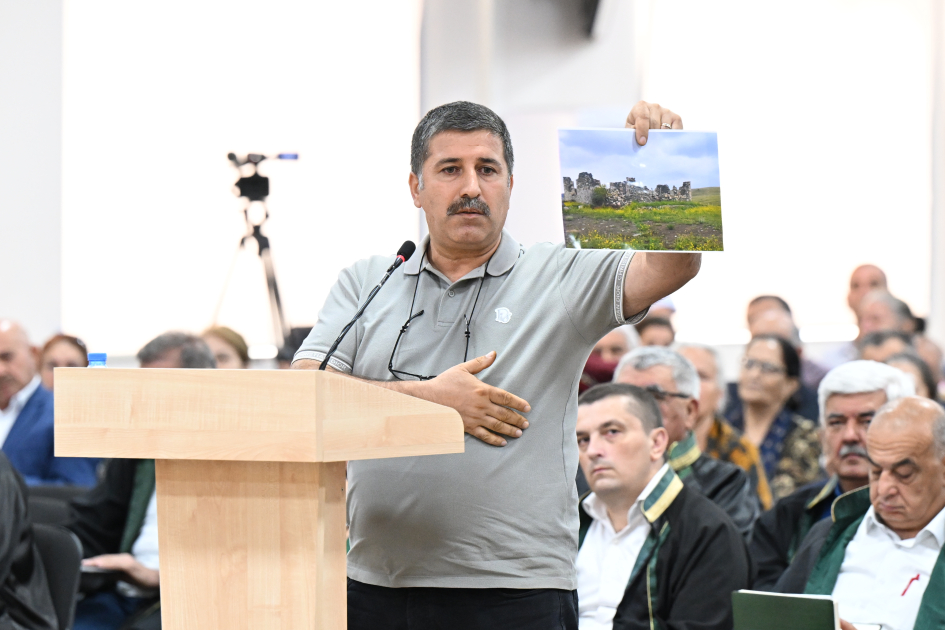 Victims of Armenian armed forces’ attacks on Shusha, Kalbajar, Fuzuli, and Zangilan testify in court (PHOTO)