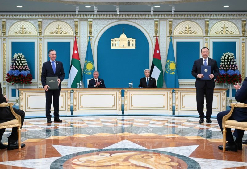 Kazakhstan, Jordan exchange intergovernmental and commercial agreements