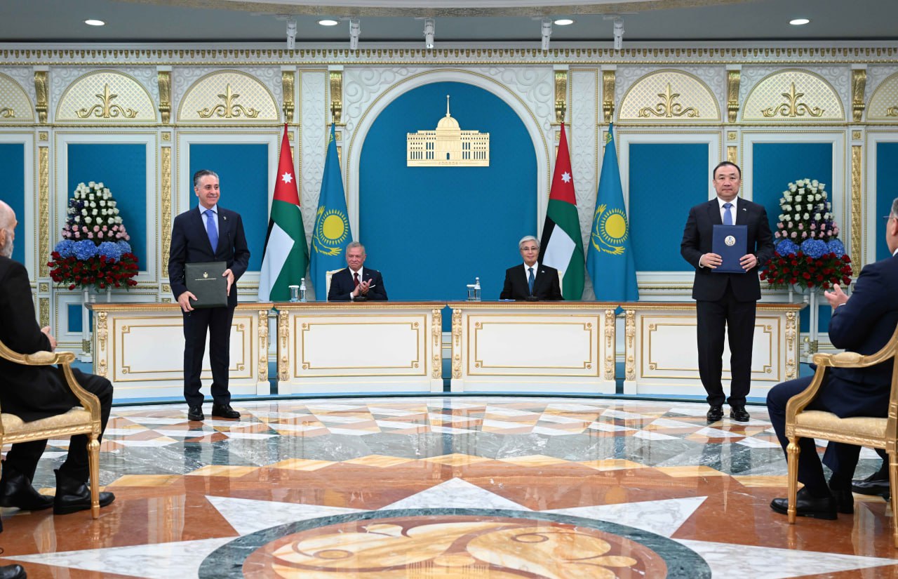 Kazakhstan, Jordan exchange intergovernmental and commercial agreements