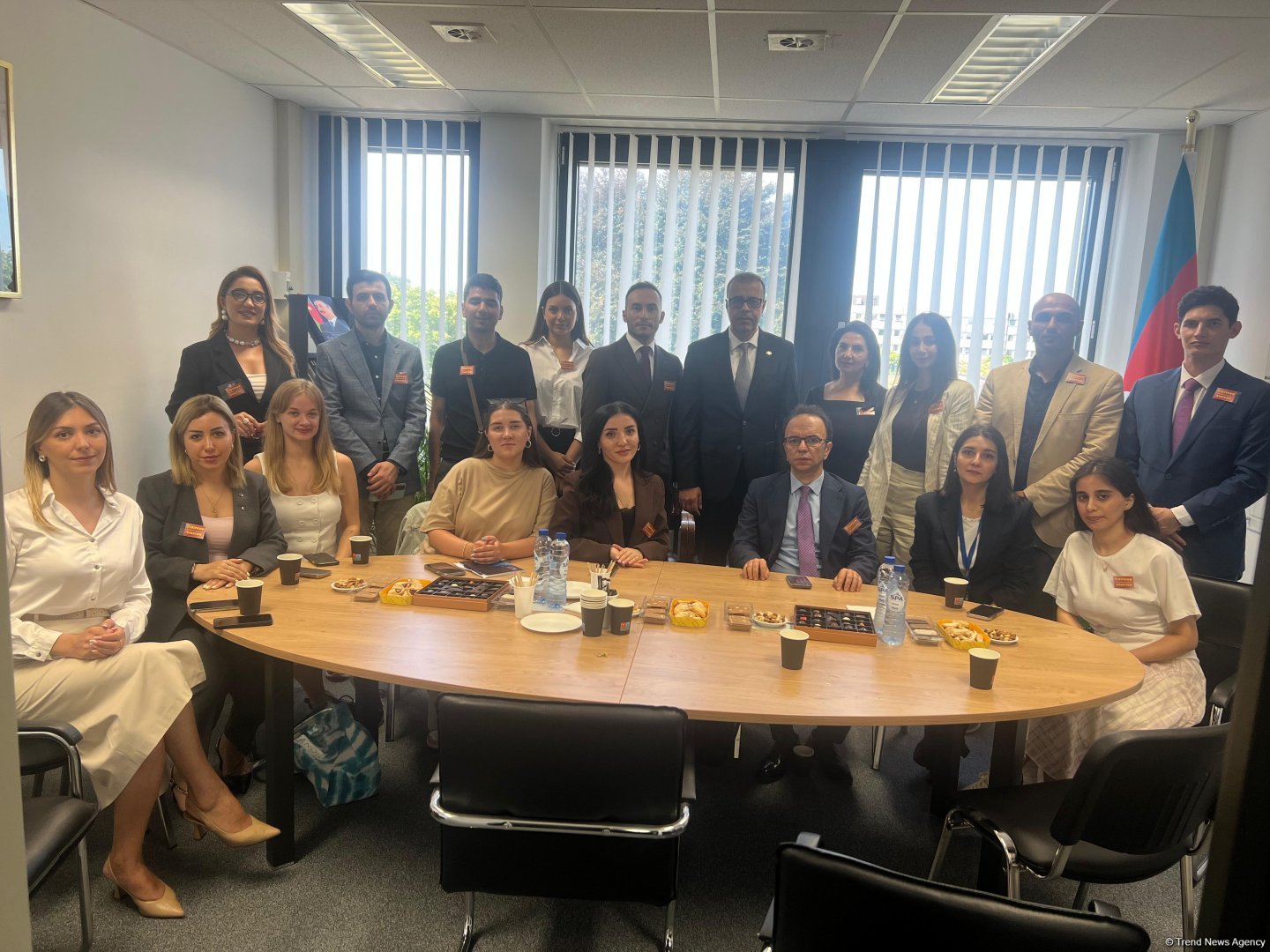 Group of media reps visit Azerbaijan's mission to NATO (PHOTO)